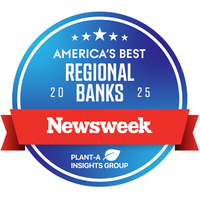 Reconocimiento a los mejores bancos y cooperativas de crédito regionales de Newsweek para 2025